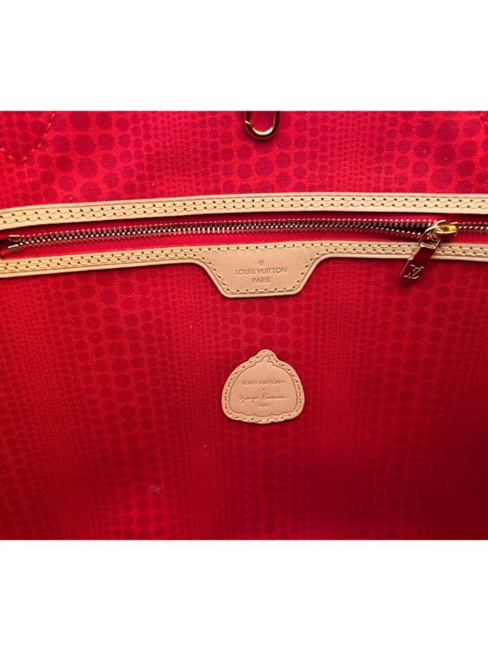 New! Louis Vuitton Monogram Multicolor Paint Dot Neverfull Tote with Pouch - Picture 8 of 11
